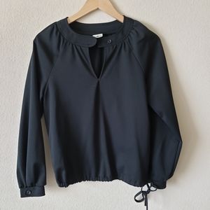 VINTAGE 70's Bodin Knits Ladies Black Top